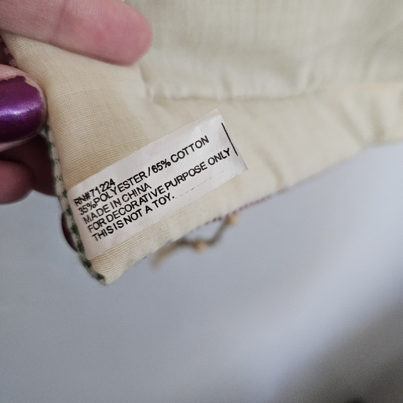 Rustic Christmas Festive Patchwork Wall Hanging Scroll Country Santa Stocking - Picture 7 of 7